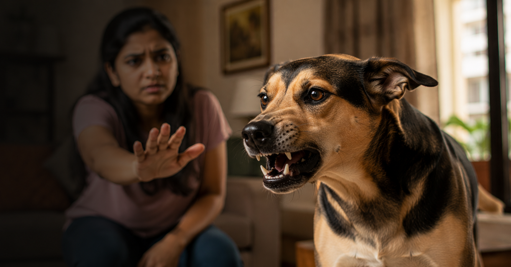Dog Growling and Snapping at Family Members